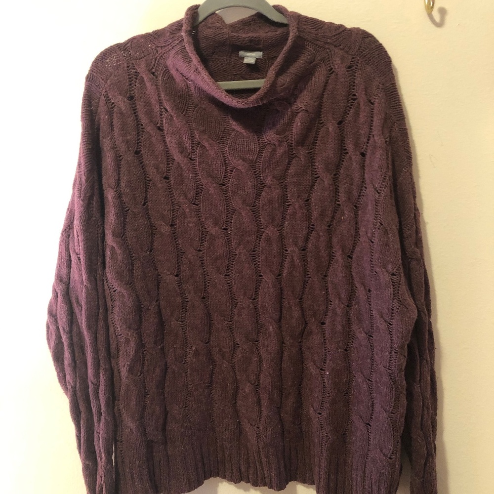 Aerie burgundy sweater